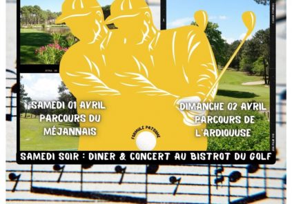 Lacanau golf doubles championship – 6th edition + dinner concert at the Bistrot du golf