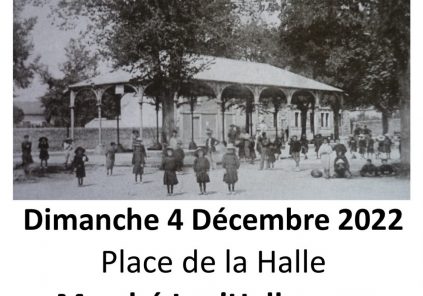 Loc'Halle Christmas market in Cérons