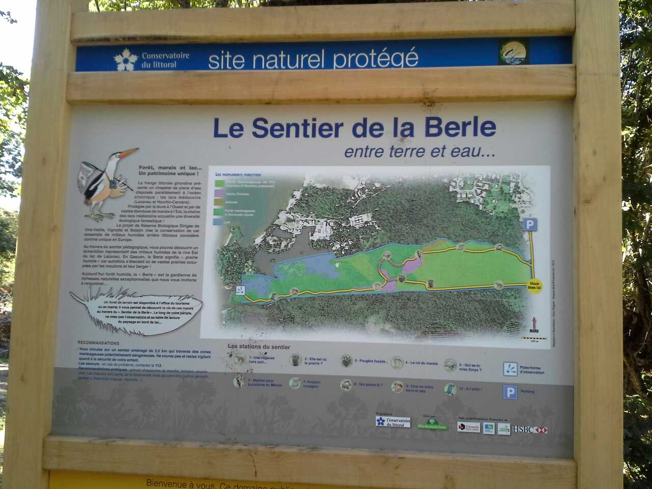 Le sentier de la Berle : un sentier naturellement fun !