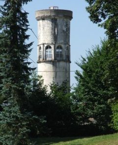 Le Corbusier watertoren in Podensac