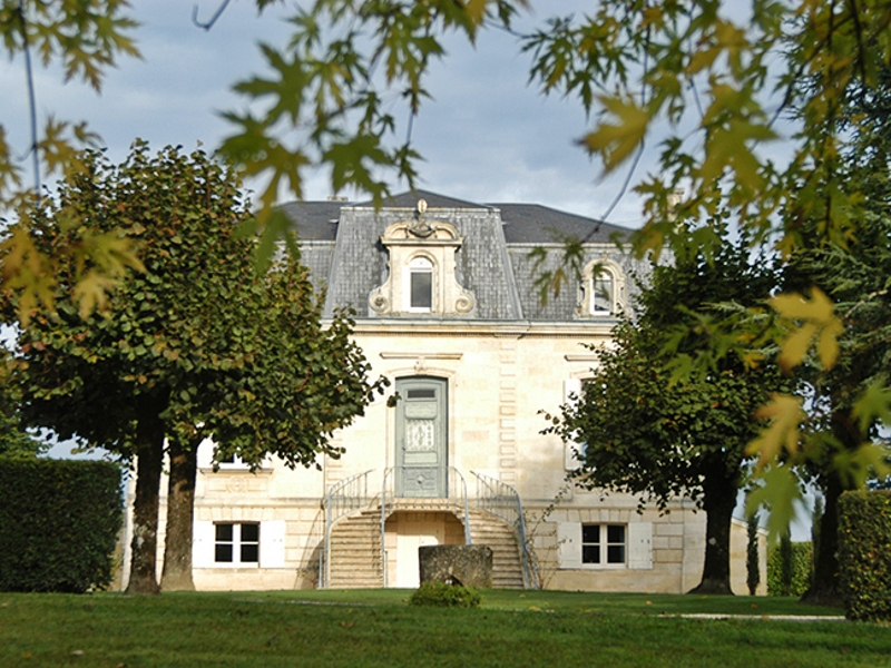Gevel van Château Thieuley