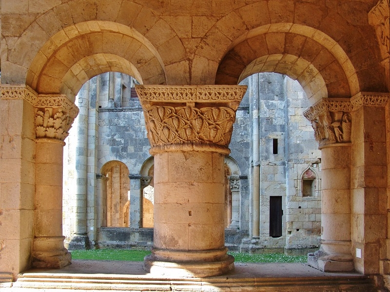Vue depuis la chapelle Saint-Nicolas de l’abbaye de La Sauve-Majeure