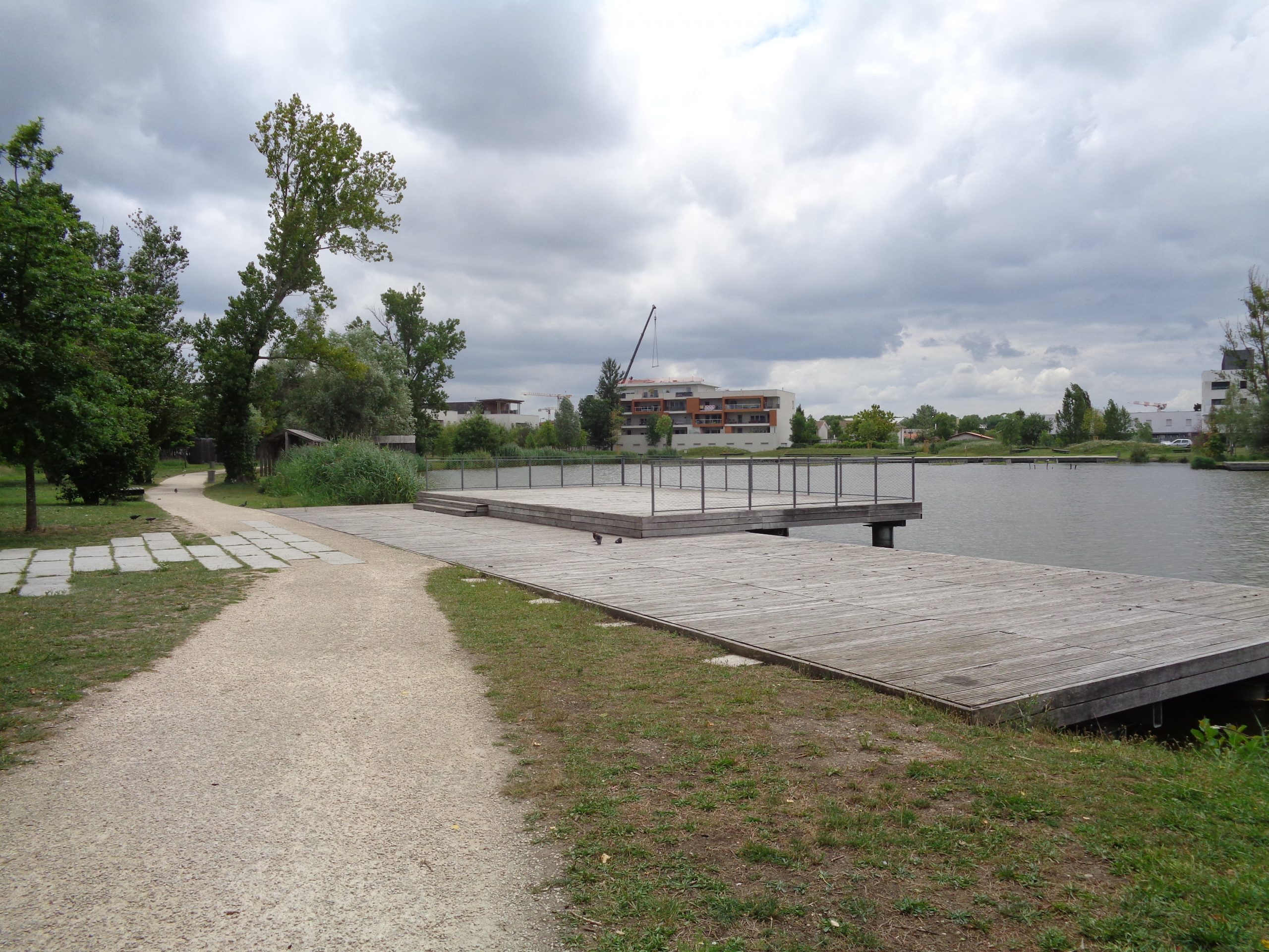 Paseo en rodillo: Parc des étangs de Floirac
